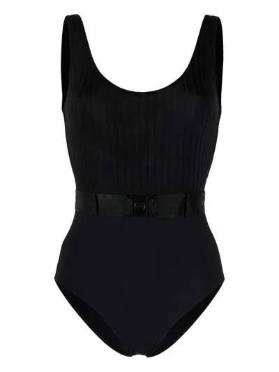 Eres Mezcal Belted Swimsuit In Black