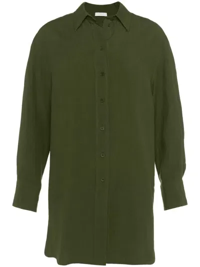 Eres Mignonette Long-sleeve Shirt In Vert Mousse