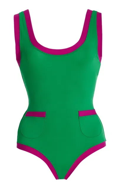 Eres Pueblo One-piece Swimsuit In Green