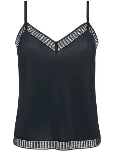 Eres Sandra V-neck Camisole In Black