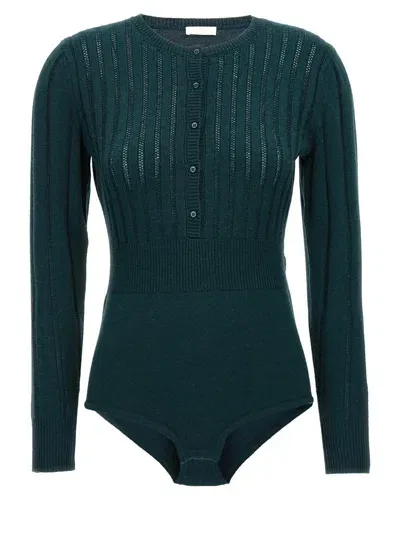 Eres 'tralala Luxe' Bodysuit In Green