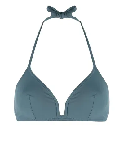 Eres Triangle-cup Bikini Top In Blue