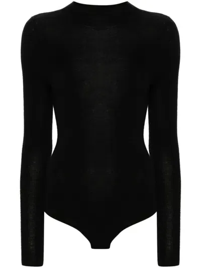 Eric Bompard Knitted Bodysuit In Schwarz