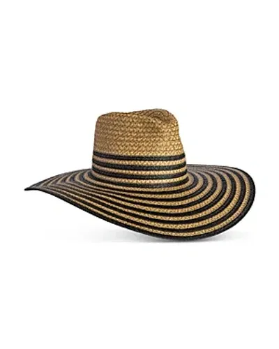 Eric Javits Sea La Vie Sunhat In Natural/black