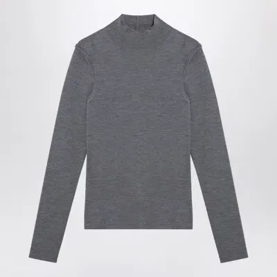 Erika Cavallini Marianna Turtleneck Sweater In Grey