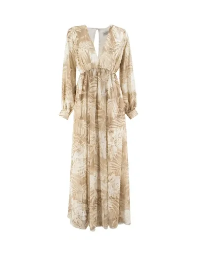 Ermanno Firenze Dress In Neutrals