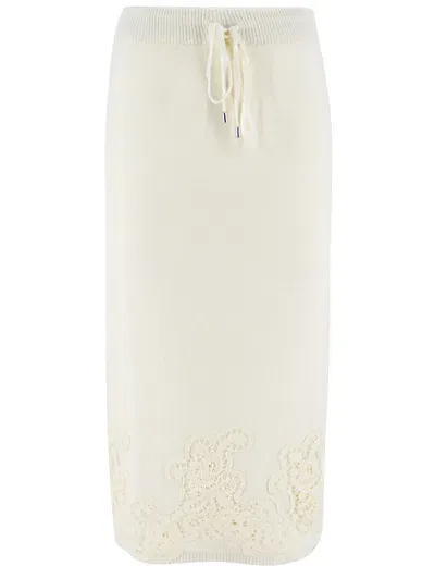 Ermanno Firenze Skirt In Off White