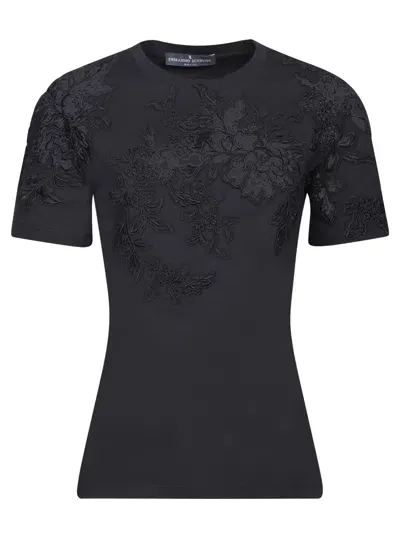 Ermanno Scervino Black Lace T-shirt