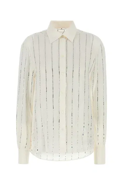 Ermanno Scervino Camicia Strass-40 Nd  Female In White