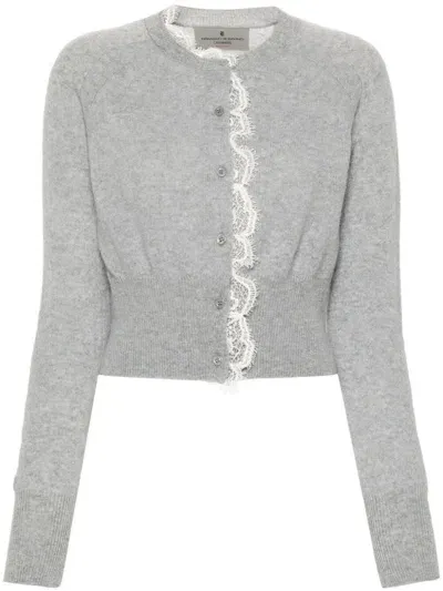 Ermanno Scervino Cardigan In Grey