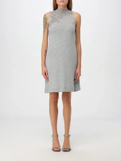 Ermanno Scervino Life Dress  Woman Color Grey In Grau