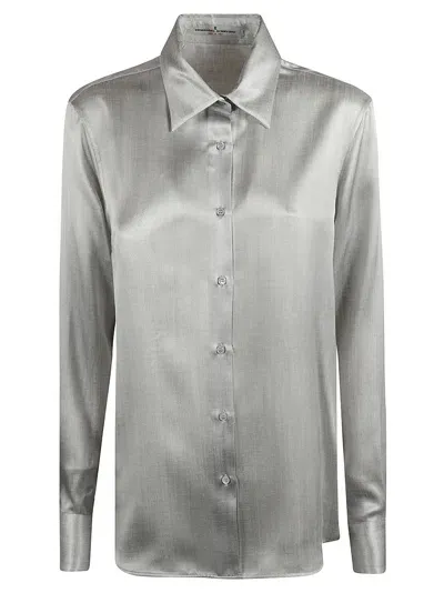 Ermanno Scervino Shiny Shirt In Schwarz