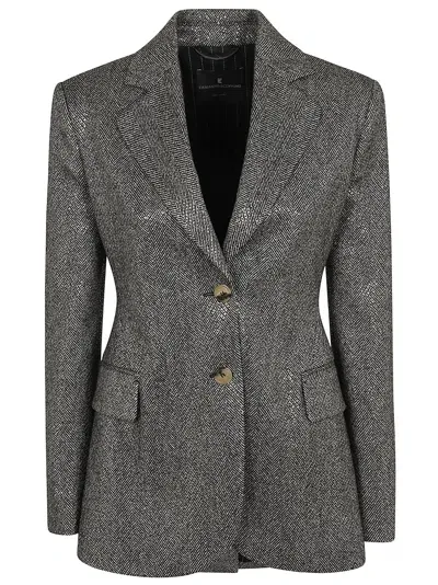 Ermanno Scervino Single-breasted Jacket In Grey