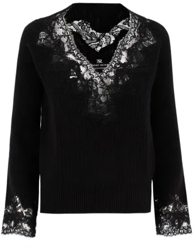 Ermanno Scervino Sweater In Black