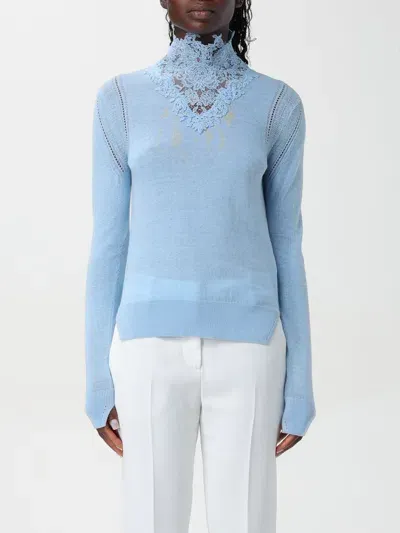 Ermanno Scervino Sweater  Woman Color Gnawed Blue In Hellblau