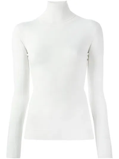 Ermanno Scervino Turtle Neck Sweater In Weiss