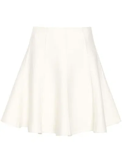 Ermanno Scervino Virgin Wool Skirt In White