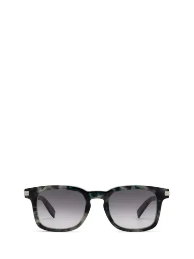 Ermenegildo Zegna Rectangle Frame Sunglasses In Multi