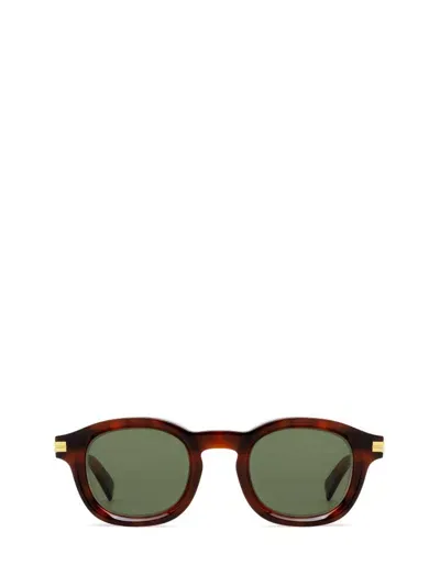 Ermenegildo Zegna Round Frame Sunglasses In Multi