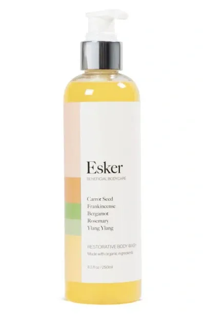 Esker Restorative Body Wash In White