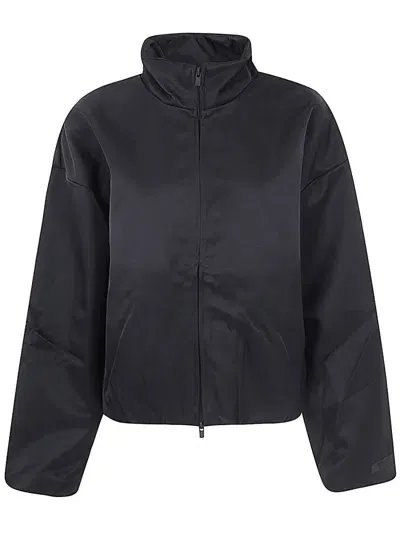 Essentials Fear Of God  Textured Nylon Track Jacket Clothing In Black