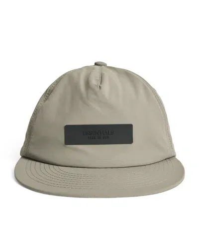 Essentials Logo Baseball Cap In Brown