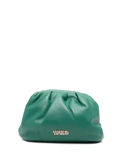 Essentiel Antwerp Gingers Clutch Bag In Green