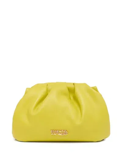 Essentiel Antwerp Gingers Clutch Bag In Yellow