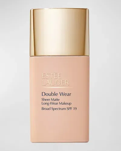 Estée Lauder Double Wear Sheer Matte Longwear Makeup - Spf 19 In C Cool Bone (light With Cool Rosy Peach 