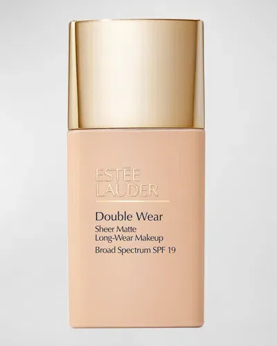 Estée Lauder Double Wear Sheer Matte Longwear Makeup - Spf 19 In N Ecru (light With Neutral Rosy Underton