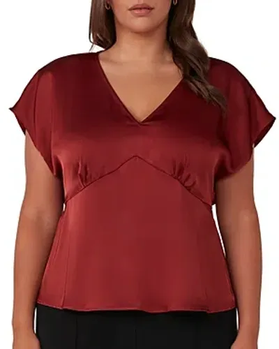 Estelle Plus Retreat Top In Spice