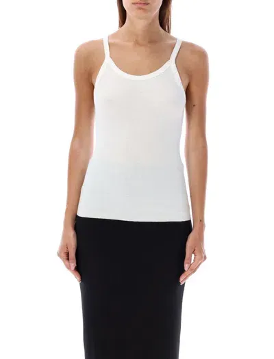 Éterne Eterne Rib Tank Top In Black