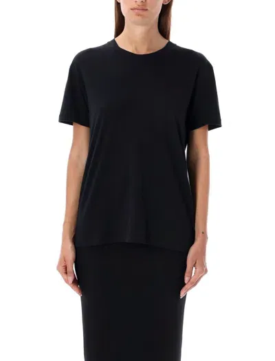 Éterne Eterne Short Sleeve Boyfriend T-shirt In Black