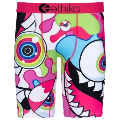 Ethika Boys   Graphic Briefs In Pink/green