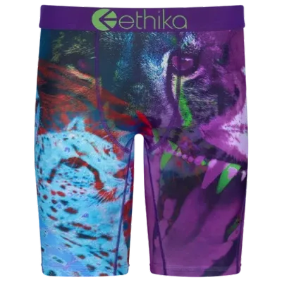 Ethika Kids' Boys   Graphic Briefs In Purple/blue