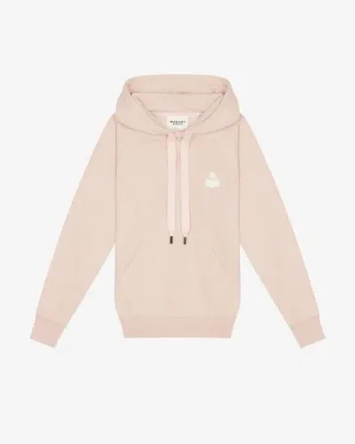 Etoile Hoodie Malibu Mit Logo In Pearl Rose-ecru