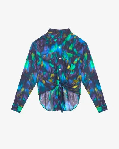 Etoile Nath Shirt In Blue-green