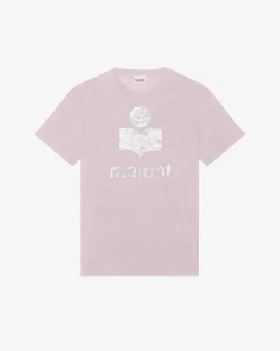 Etoile Zewel Tee-shirt In Pearl Rose-silver