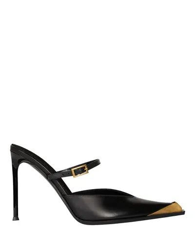 Etro Black Leather Pumps