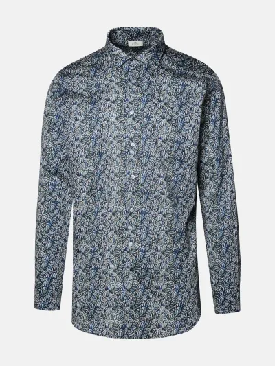 Etro Blue Cotton Shirt