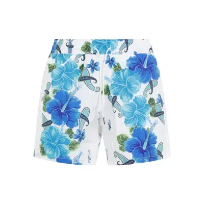 Etro Blue Swim Trunk Roma