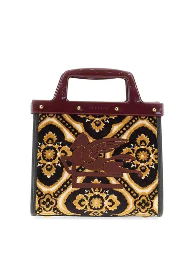 Etro Love Trotter Mini Bag In Black