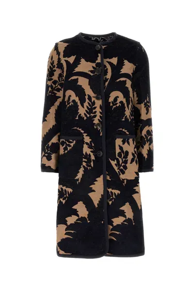 Etro Coats In Black