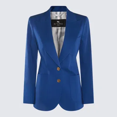 Etro Jackets In Blue