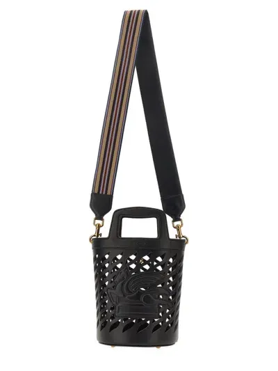 Etro Coffee Bag In Black