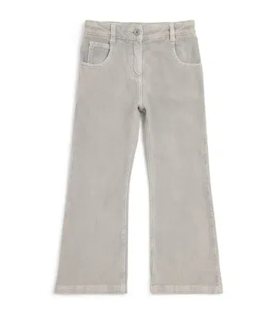 Etro Kids' Corduroy Flared Trousers In Blue