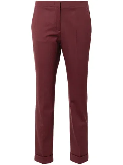 Etro Cropped Trousers In Red