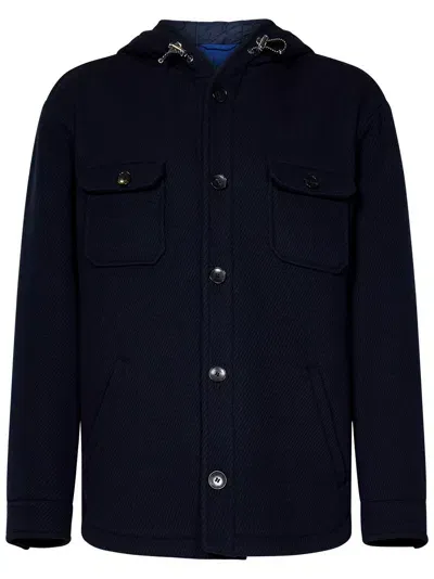 Etro Jacket In Blue