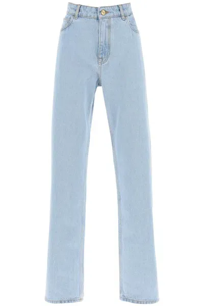 Etro Low Waisted Baggy Jeans In Blue