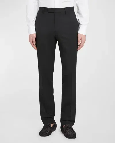 Etro Men's Tuxedo Pants In Black